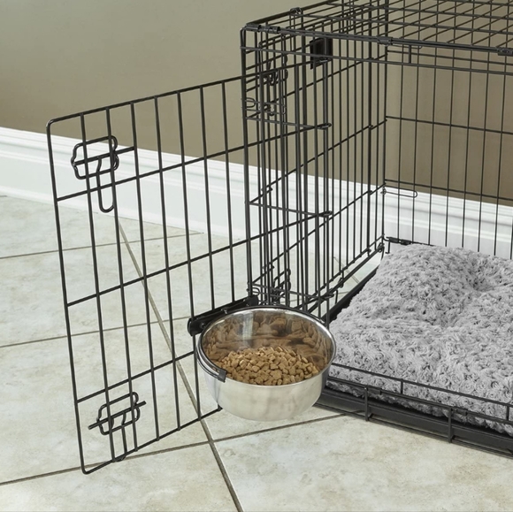 NEW in Package MidWest Homes for Pets Snap’y Fit Stainless Steel Bowl 1 quart - Picture 2 of 3